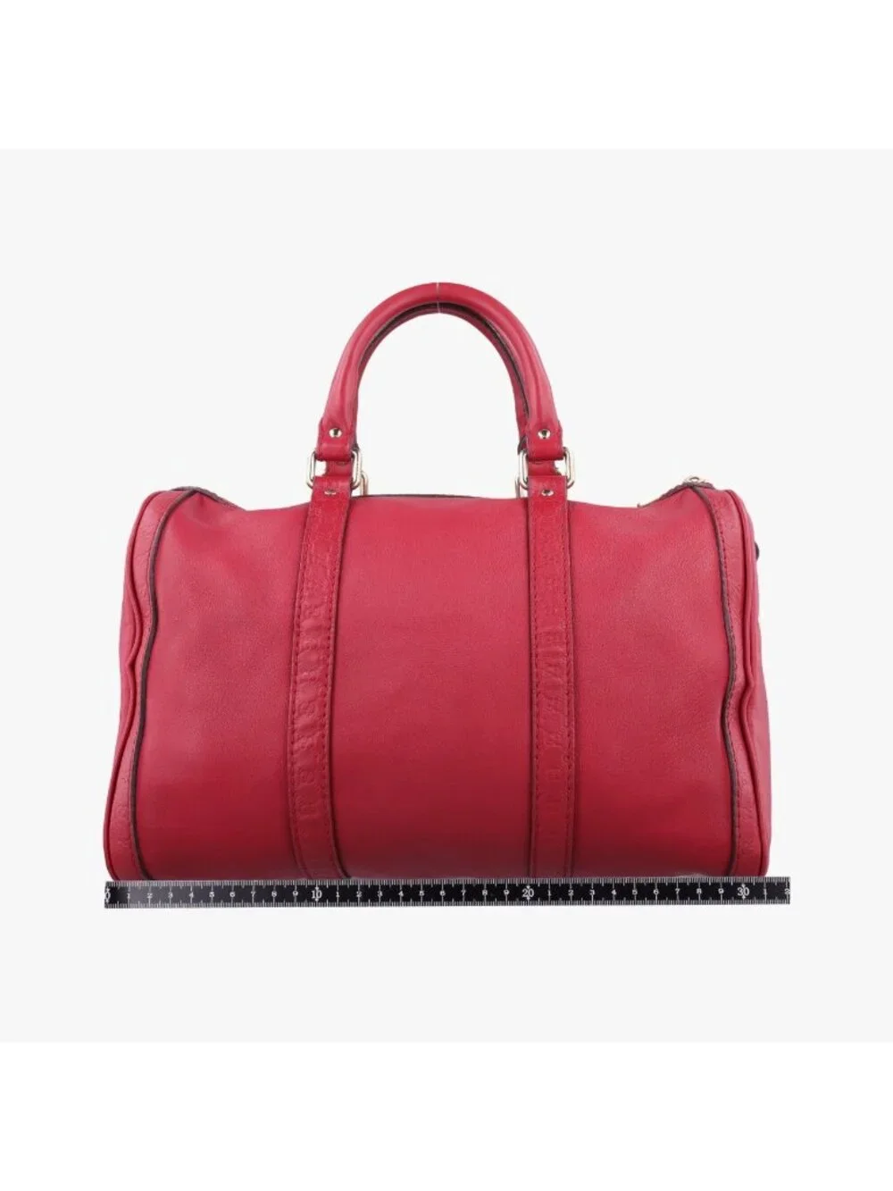 Gucci Guccissima Trim Web Joy Red Leather Shoulder